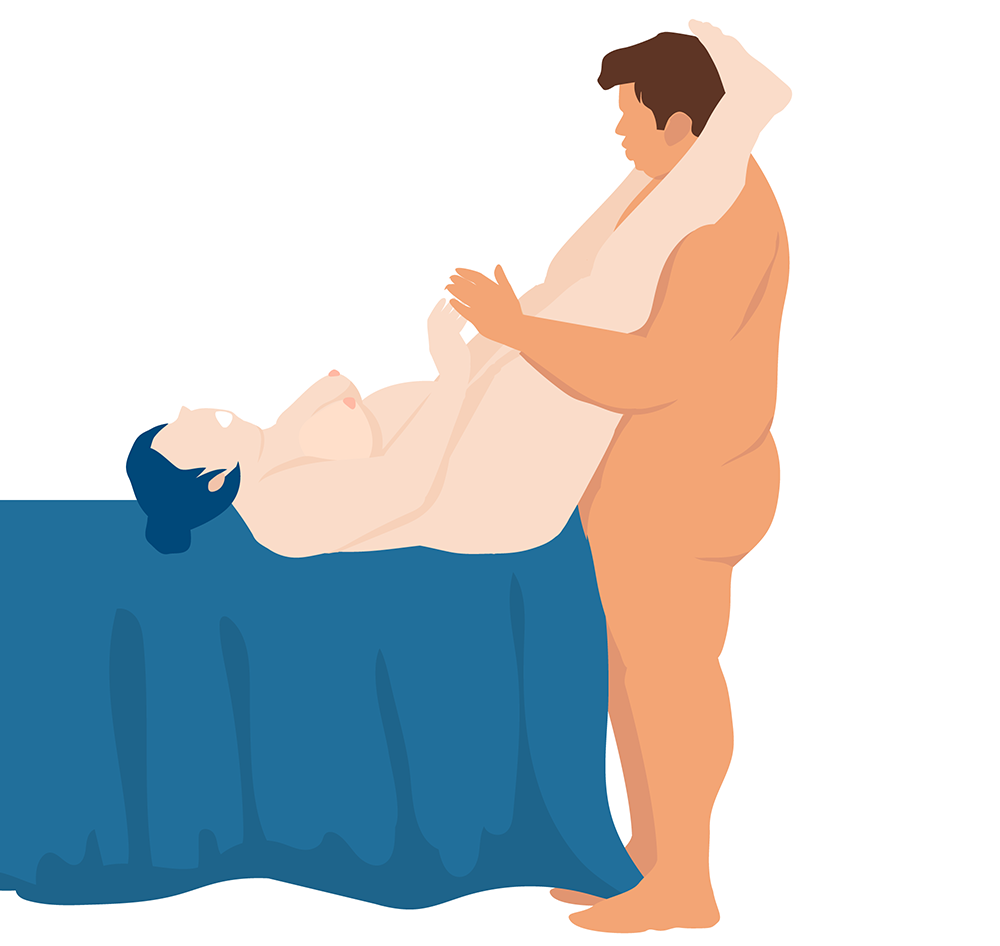 Large Couples Having Sex - 7 Best Sex Positions For Overweight People - My Sex Toy Guide